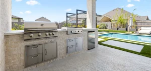 building outdoor kitchen houston