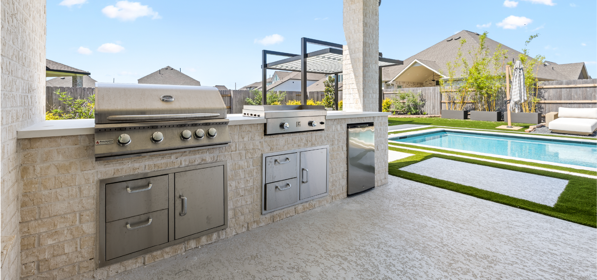 From Blueprint to Backyard: Building a Black & Gray Outdoor Kitchen